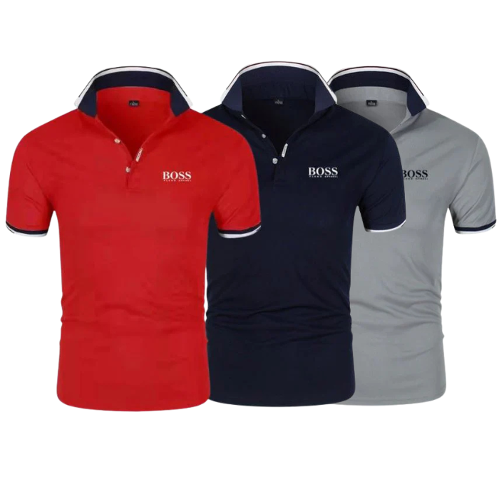 [BUY 2 GET 3] Essential Kit Polo Shirts (3-Pack)
