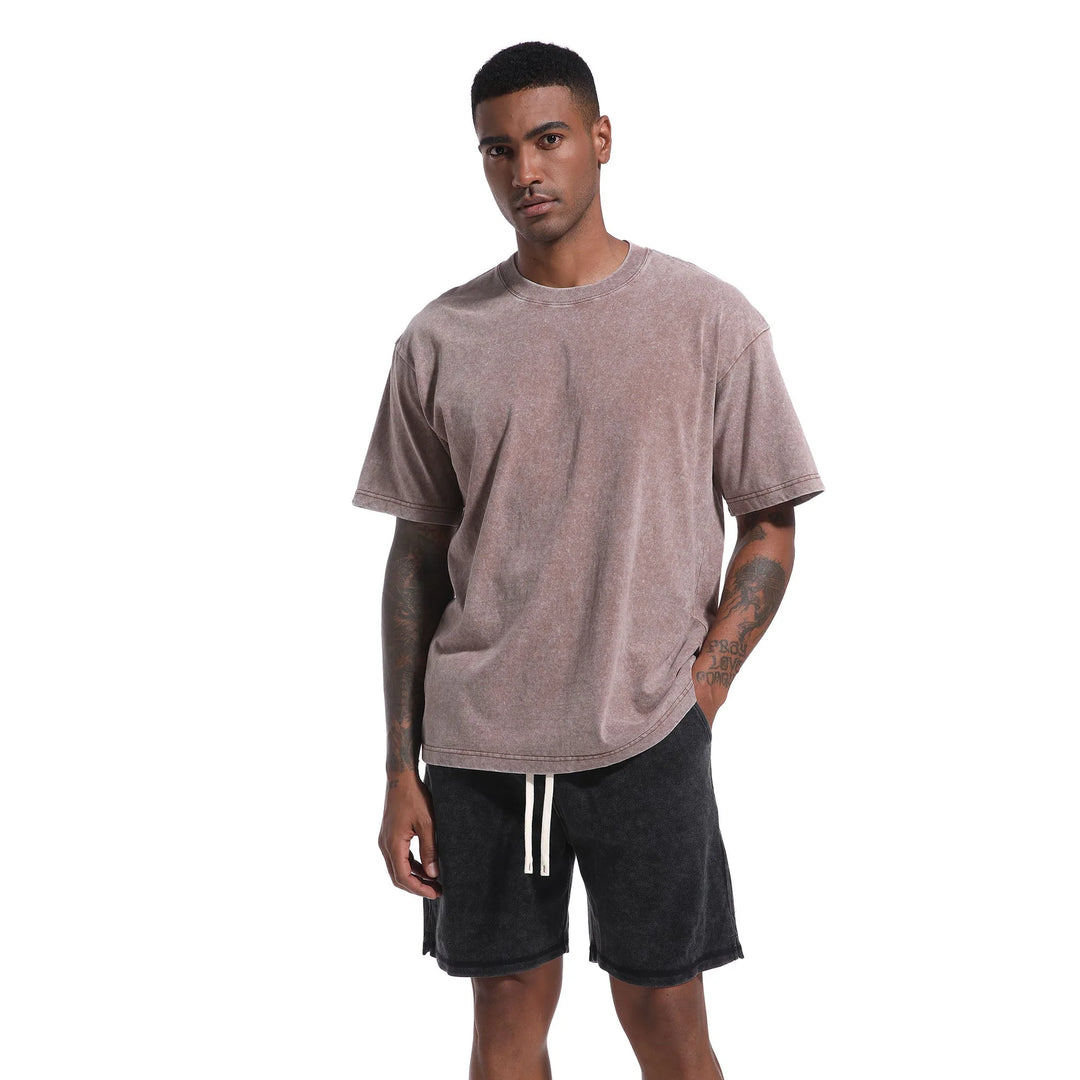 5-Pack - 230GSM Vintage Washed Oversized T-Shirt