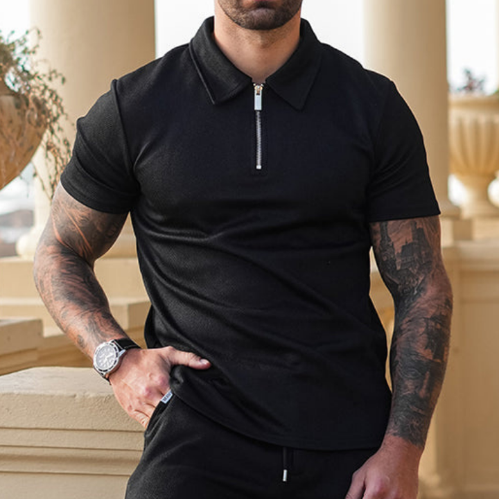 Victus Zipper Polo Shirt